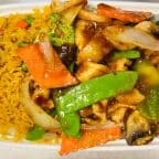 Best Chicken with Garlic Sauce (Combo Platter)鱼香鸡 in Spring Hill, FL