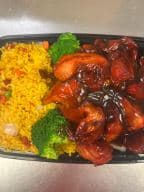 Best Bourbon Chicken (Combo Platter)棒棒鸡 in Spring Hill, FL